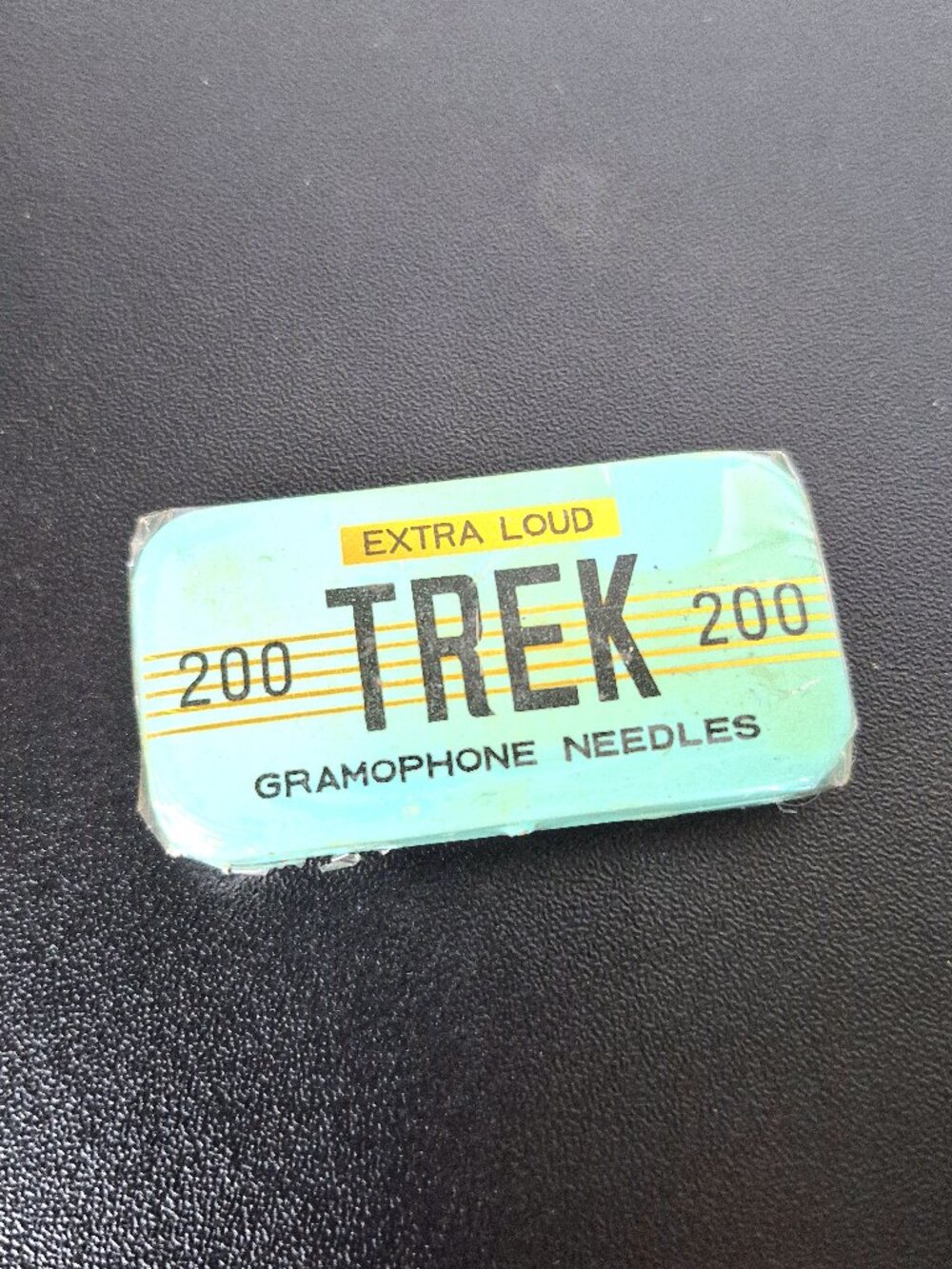 Vintage TREK Gramophone Needles, 200 Needles, Extra Loud Play, NOS Unopened